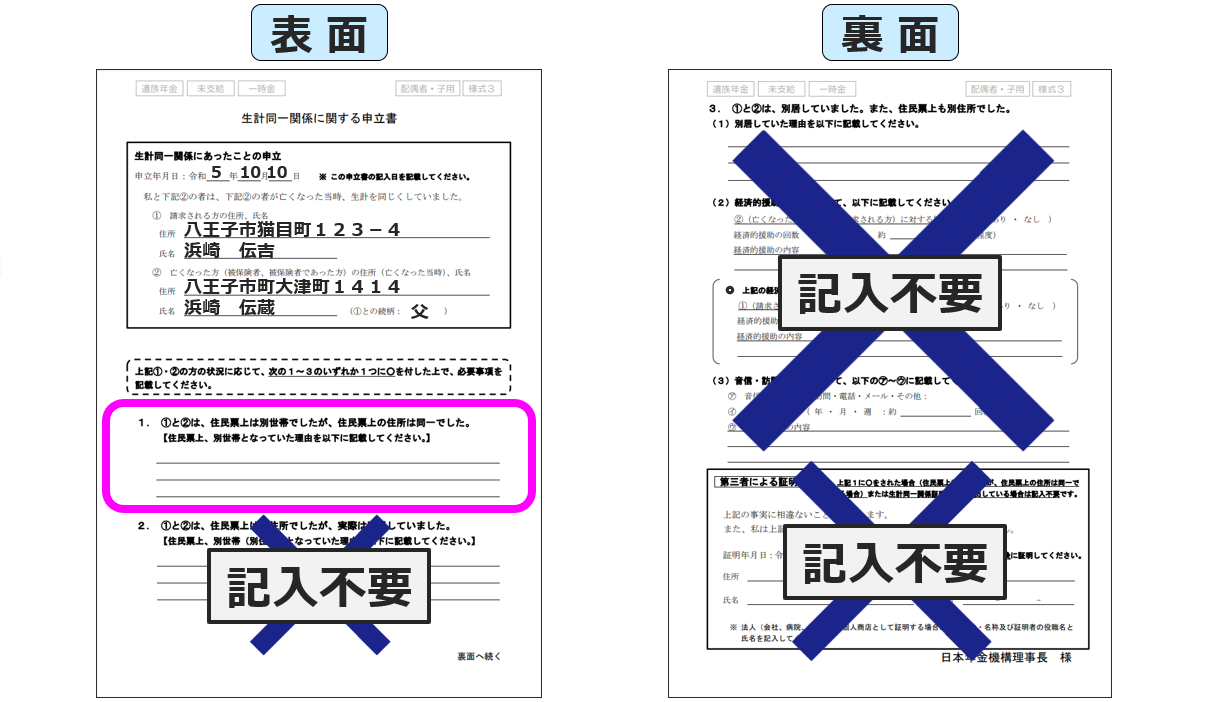 生計 が 別 と は
